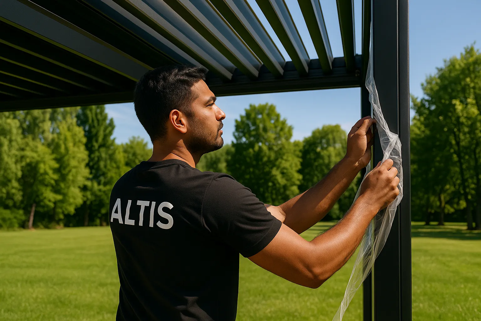 Altis Motorized LED Pergola Kit — photo 4 of 5